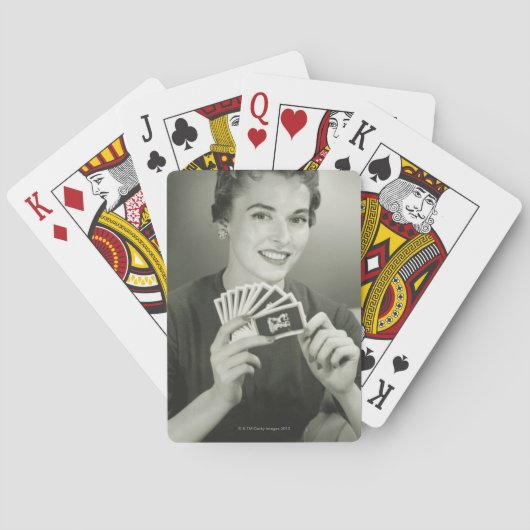 Vrouwenkaarten Pokerkaarten (Achterkant)
