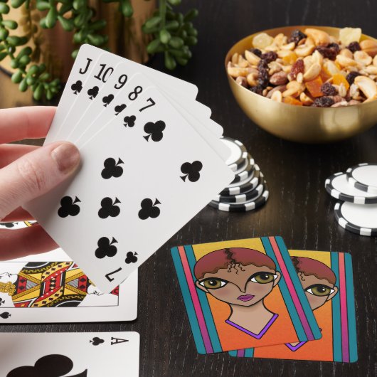 Vrouwenkaarten Pokerkaarten (Insitu)