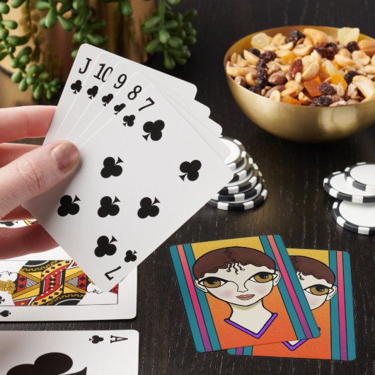 Vrouwenkaarten Pokerkaarten (Insitu)