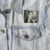 Vrouwenkaarten Vierkante Button 5,1 Cm (In situ)