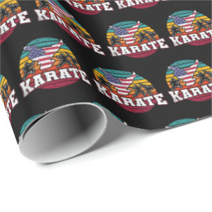 VrouwenKarate - Meisjes Martiale Kunsten Vlag Vere Cadeaupapier