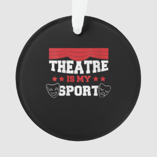 Vrouwenkoffiekertheater is mijn sport die cadeau d ornament