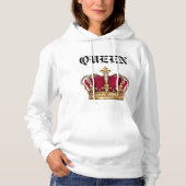 Vrouwenkoningin Hoodie (Voorkant)