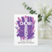 Vrouwenkoor Personaliseer Briefkaart Nodig Kaart u (Staand voorkant)