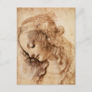Vrouwenkop Briefkaart