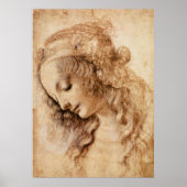 Vrouwenkop Poster (Voorkant)