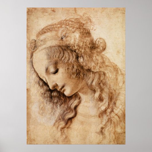 Vrouwenkop Poster (Voorkant)