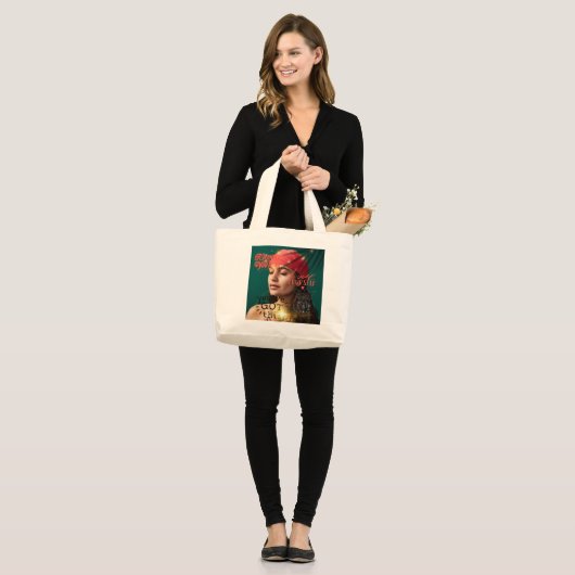 Vrouwenkracht Grote Tote Bag (Voorkant (model))