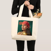 Vrouwenkracht Grote Tote Bag (Voorkant (product))