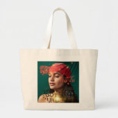 Vrouwenkracht Grote Tote Bag (Voorkant)