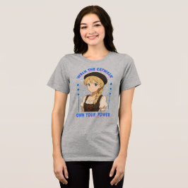 vrouwenkracht Tri-Blend shirt