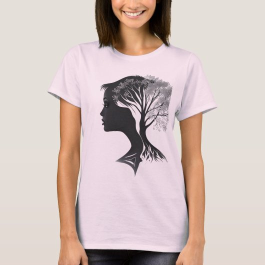 Vrouwenkunst T-shirt (Voorkant)