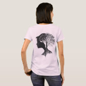 Vrouwenkunst T-shirt (Achterkant volledig)
