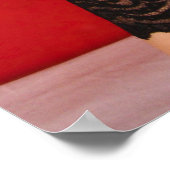 Vrouwenleggen in zwarte nylon kousen poster (Hoek)