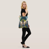 vrouwenlegging bedekt kinderdromen tote bag (Op model)