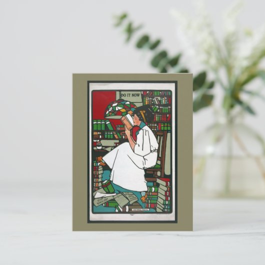 Vrouwenlezen Briefkaart (Staand voorkant)