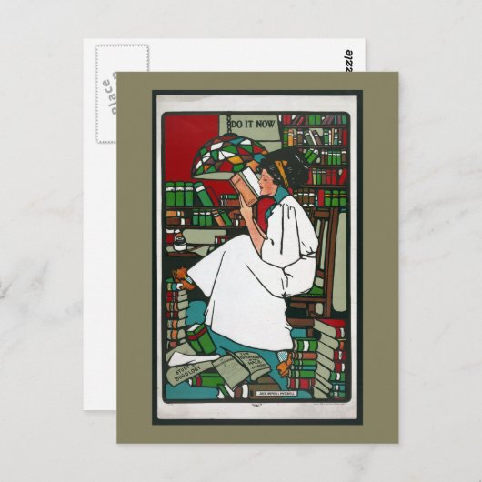 Vrouwenlezen Briefkaart (Voorkant / Achterkant)