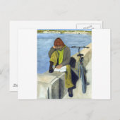 Vrouwenlezen Briefkaart (Voorkant / Achterkant)