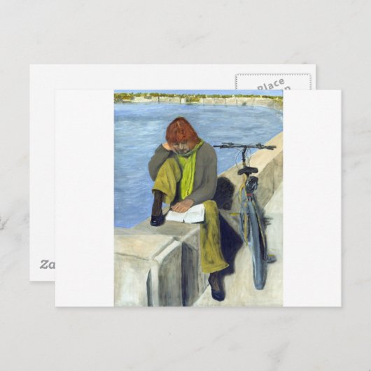 Vrouwenlezen Briefkaart (Voorkant / Achterkant)