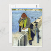 Vrouwenlezen Briefkaart (Voorkant / Achterkant)