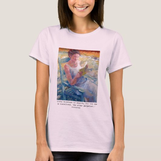 Vrouwenlezen T-shirt (Voorkant)