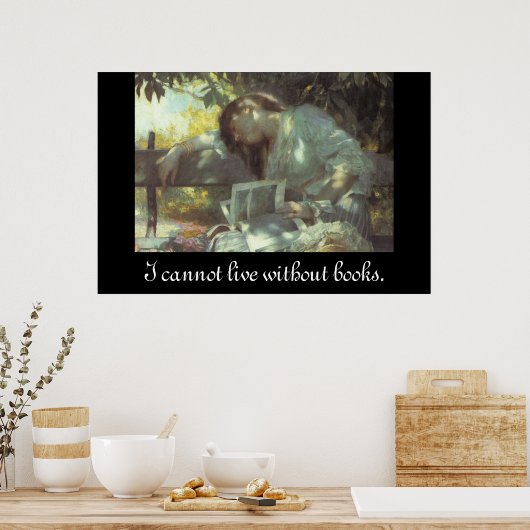  vrouwenlezing poster (Keuken)