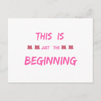 VROUWENMAART DIT IS SLECHTS HET BEGIN BRIEFKAART