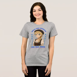 vrouwenmacht Tri-Blend shirt