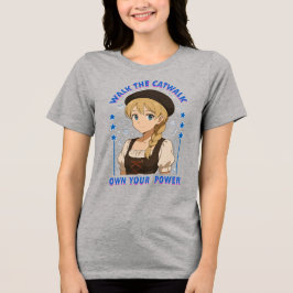 vrouwenmacht Tri-Blend shirt