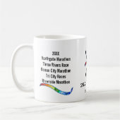 Vrouwenmarathon met Puzzle Ribbon Koffiemok (Links)