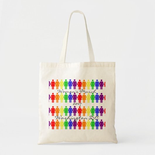 Vrouwenmars 2017 LGBTQIA Tote Bag (Voorkant)