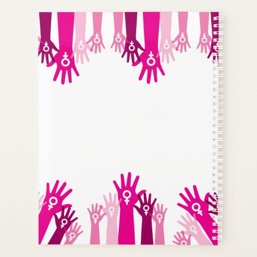Vrouwenmars Feminist Reproductive Rights Pro Dra Planner (Achterkant)