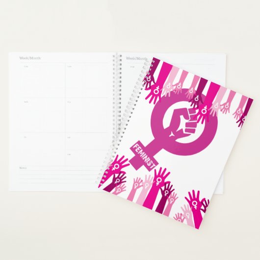 Vrouwenmars Feminist Reproductive Rights Pro Dra Planner (Display)