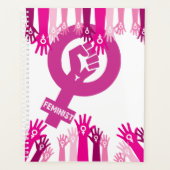 Vrouwenmars Feminist Reproductive Rights Pro Dra Planner (Voorkant)