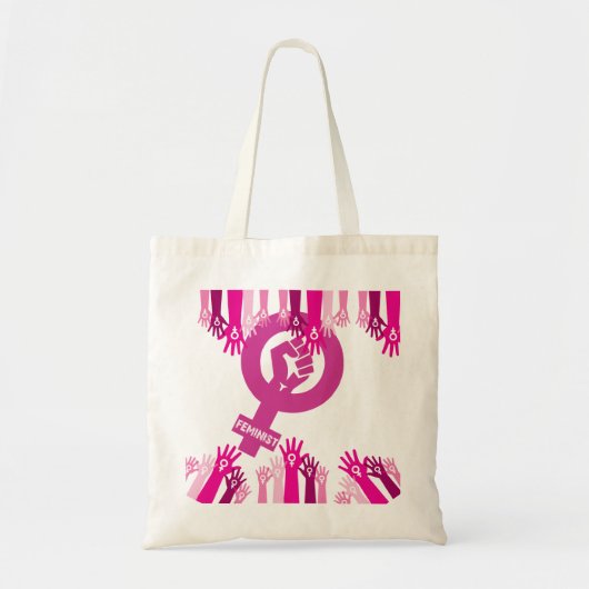 Vrouwenmars Feminist Reproductive Rights Pro Dra Tote Bag (Voorkant)