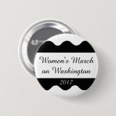 Vrouwenmars in Washington Ronde Button 5,7 Cm (Voorkant /achterkant)