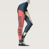 Vrouwenmars San Diego Officiële Yoga Pants Leggings (Rechts)