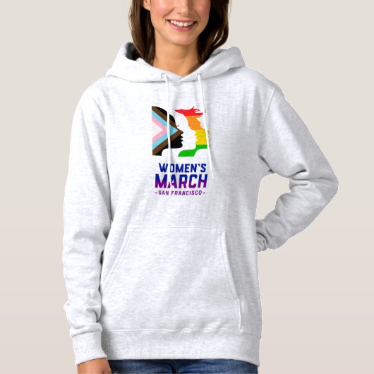Vrouwenmars SF - Pride Hoodie (Voorkant)