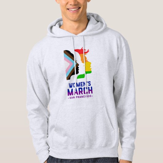 Vrouwenmars SF - Pride Hoodie (Voorkant)