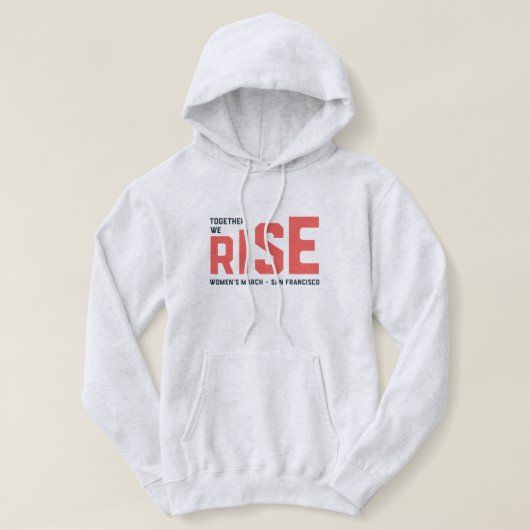 Vrouwenmars SF - samen verhogen we Hoodie (Design voorkant)