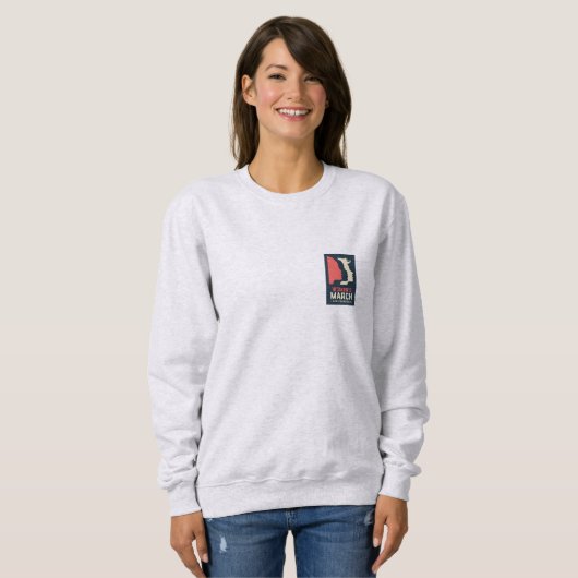 Vrouwenmars SF - samen verhogen we Trui (Voorkant volledig)