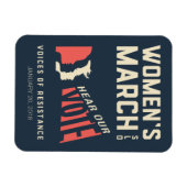 Vrouwenmars SLO Januari Event Magneet (Horizontaal)