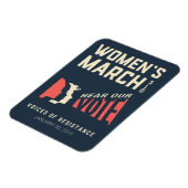 Vrouwenmars SLO Januari Event Magneet (Linkerzijde)