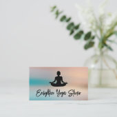 VrouwenMeditatie | Abstracte achtergrond Shimmer Visitekaartje (Staand voorkant)