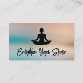 VrouwenMeditatie | Abstracte achtergrond Shimmer Visitekaartje (Voorkant)