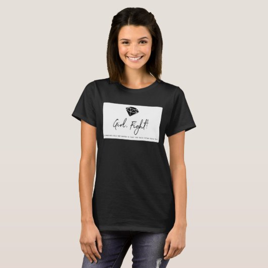 Vrouwenmeisje, vecht! Shirts (Voorkant volledig)