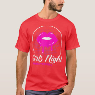 Vrouwenmeisjes nacht met mijn partijgroep Pub T-shirt