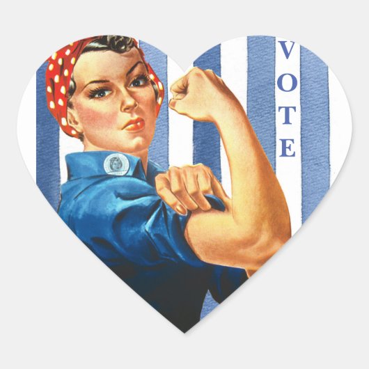 Vrouwennetjes Hart Sticker (Voorkant)