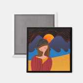 Vrouwennieuws Magneet (Voorkant / Achterkant)