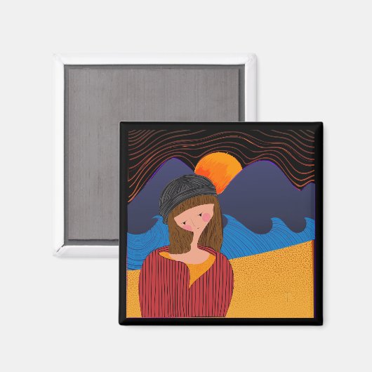 Vrouwennieuws Magneet (Voorkant / Achterkant)